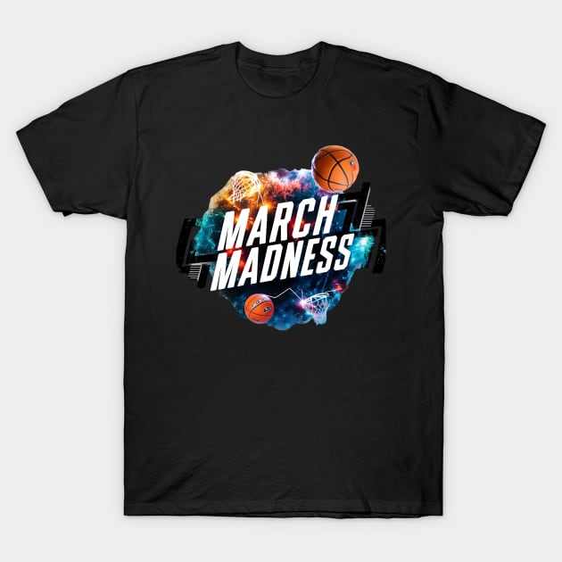 march madness college T-Shirt by CreationArt8